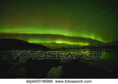 "Northern lights, Aurora Borealis, College Fjord, Prince William Sound, Anchorage, Alaska, United States, North America" View Large Photo Image Stock Photography - "Northern lights, Aurora Borealis, College Fjord, Prince William Sound, Anchorage, Alaska, United States, North America". Fotosearch