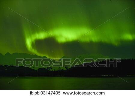 "Northern lights, Aurora Borealis, College Fjord, Prince William Sound, Alaska, Anchorage, Alaska, United States, North America" View Large Photo Image Stock Photography - "Northern lights, Aurora Borealis, College Fjord, Prince William Sound, Alaska, Anchorage, Alaska, United States, North America". Fotosearch