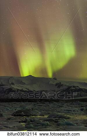 "Northern lights, Iceland, Europe" View Large Photo Image Picture - "Northern lights, Iceland, Europe". Fotosearch