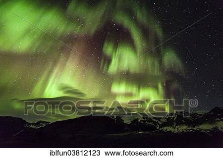 "Northern lights, Iceland, Europe" View Large Photo Image Stock Image - "Northern lights, Iceland, Europe". Fotosearch