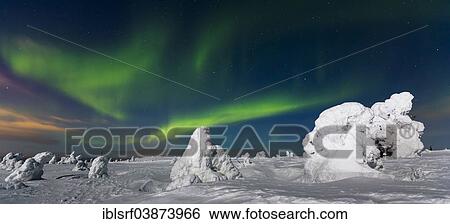 "Northern Lights, Kittila, Finland, Europe" View Large Photo Image Stock Photograph - "Northern Lights, Kittila, Finland, Europe". Fotosearch
