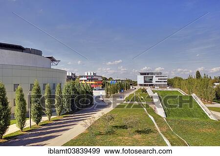 "Northern site of the Ludwig Maximilian University of Munich, LMU Garching Campus, with engineering, chemistry and physics, landscaping of the U-Bahn underground railway on the right, Garching bei Munchen, Upper Bavaria, Bavaria, Germany, Europe" View Large Photo Image Stock Photo - "Northern site of the Ludwig Maximilian University of Munich, LMU Garching Campus, with engineering, chemistry and physics, landscaping of the U-Bahn underground railway on the right, Garching bei Munchen, Upper Bavaria, Bavaria, Germany, Europe". Fotosearch