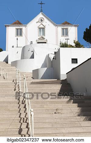 Stock Photo - "Nossa Senhora dos Martires Church, Castro Marim, Algarve, Portugal, Europe". Fotosearch