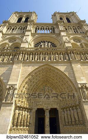 Stock Image - "Notre-Dame Cathedral, Paris, France, Europe". Fotosearch