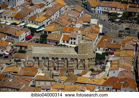 "Notre-Dame-de-la-Mer Church, city centre, Saintes-Maries-de-la-Mer, Camargue, Provence-Alpes-Cote d'Azur, France, Europe" View Large Photo Image Picture - "Notre-Dame-de-la-Mer Church, city centre, Saintes-Maries-de-la-Mer, Camargue, Provence-Alpes-Cote d'Azur, France, Europe". Fotosearch
