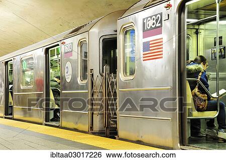 "Number 7 Subway, Grand Central Terminal, 42nd Street, Manhattan, New York City, New York, United States, North America" View Large Photo Image Stock Photograph - "Number 7 Subway, Grand Central Terminal, 42nd Street, Manhattan, New York City, New York, United States, North America". Fotosearch