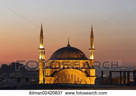 Nuruosmaniye Mosque, Cemberlitas, Istanbul, Turkey, Europe, Asia View Large Photo Image Stock Photo - Nuruosmaniye Mosque, Cemberlitas, Istanbul, Turkey, Europe, Asia. Fotosearch