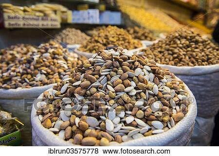 "Nuts for sale in the Bazaar of Sulaymaniyah, Sulaymaniyah, Iraqi Kurdistan, Iraq, Asia" View Large Photo Image Stock Photo - "Nuts for sale in the Bazaar of Sulaymaniyah, Sulaymaniyah, Iraqi Kurdistan, Iraq, Asia". Fotosearch