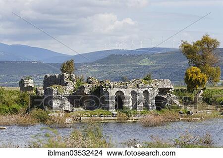 "Nymphaeum, ancient city of Miletus, Miletus, Aydin province, Aegean region, Turkey, Asia" View Large Photo Image Picture - "Nymphaeum, ancient city of Miletus, Miletus, Aydin province, Aegean region, Turkey, Asia". Fotosearch