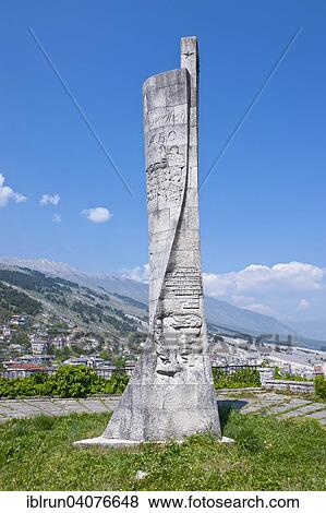 "Obelisk, UNESCO World Heritage Site, Gjirokaster, Albania, Europe" View Large Photo Image Stock Photo - "Obelisk, UNESCO World Heritage Site, Gjirokaster, Albania, Europe". Fotosearch