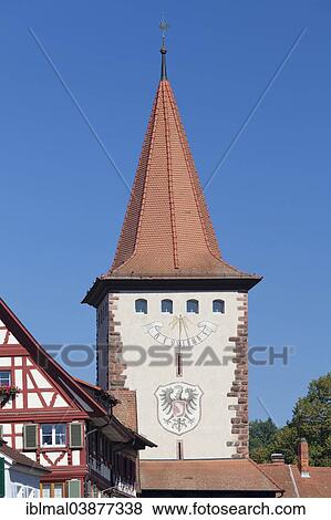 "Oberturm tower, Gengenbach, Kinzig Valley, Black Forest, Baden-Wurttemberg, Germany, Europe" View Large Photo Image Stock Photo - "Oberturm tower, Gengenbach, Kinzig Valley, Black Forest, Baden-Wurttemberg, Germany, Europe". Fotosearch