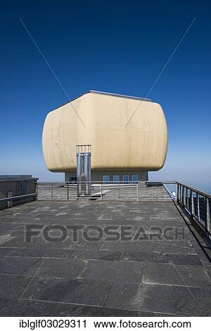 Stock Image - "Observatory on Saentis Mountain, Gipfel, Santis, Canton of Appenzell Ausserrhoden, Switzerland, Europe". Fotosearch