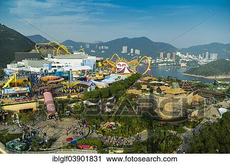 Stock Image - "Ocean Park, Hong Kong Island, Hong Kong, China, Asia". Fotosearch