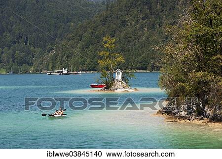 Stock Image - "Ochsenkreuz, """"ox cross"""", lake Wolfgangsee, St. Gilgen, Salzkammergut, Salzburg State, Austria, Europe". Fotosearch