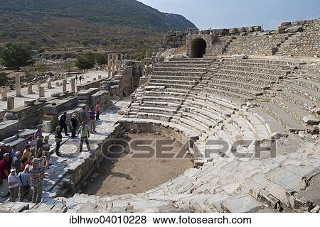 "Odeion or Bouleuterion, formerly covered hall, place for council meetings, with the colonnade of the Upper Agora, public square, ancient city of Ephesus, UNESCO World Heritage Site, Selcuk, Izmir Province, Turkey, Asia" View Large Photo Image Stock Photo - "Odeion or Bouleuterion, formerly covered hall, place for council meetings, with the colonnade of the Upper Agora, public square, ancient city of Ephesus, UNESCO World Heritage Site, Selcuk, Izmir Province, Turkey, Asia". Fotosearch