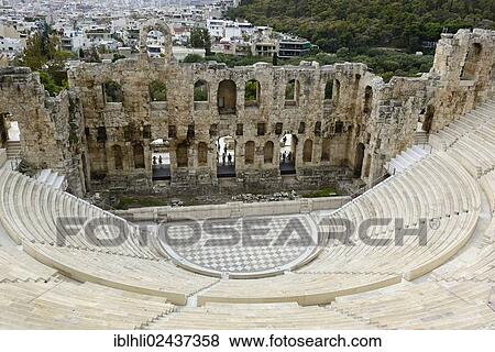 "Odeon of Herodes Atticus, Athens, Greece, Europe" View Large Photo Image Stock Photo - "Odeon of Herodes Atticus, Athens, Greece, Europe". Fotosearch