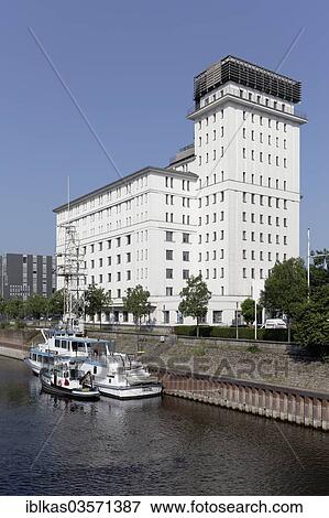 "Office building, former Lehnkering warehouse, Innenhafen, Duisburg, Ruhr district, North Rhine-Westphalia, Germany, Europe" View Large Photo Image Stock Photo - "Office building, former Lehnkering warehouse, Innenhafen, Duisburg, Ruhr district, North Rhine-Westphalia, Germany, Europe". Fotosearch