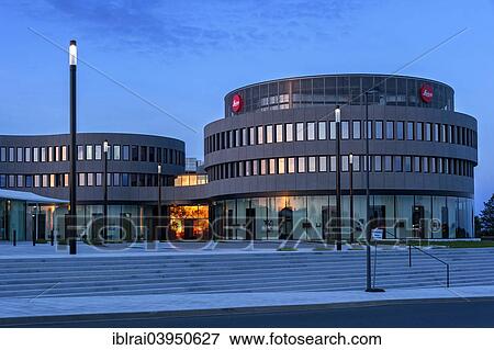 Stock Photo - "Office building of the Leica Camera AG, Leitz Park, Wetzlar, Hesse, Germany, Europe". Fotosearch