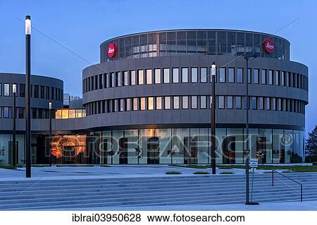 Stock Photo - "Office building of the Leica Camera AG, Leitz Park, Wetzlar, Hesse, Germany, Europe". Fotosearch