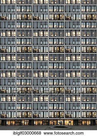 "Office building with glass facade, Bogenhausen, Munich, Upper Bavaria, Bavaria, Germany, Europe" View Large Photo Image Stock Photo - "Office building with glass facade, Bogenhausen, Munich, Upper Bavaria, Bavaria, Germany, Europe". Fotosearch