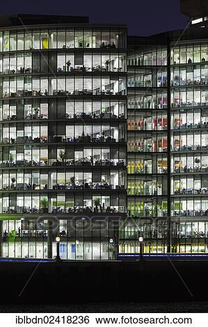 Office buildings at More London by night, London, England, United Kingdom, Europe View Large Photo Image Stock Photograph - Office buildings at More London by night, London, England, United Kingdom, Europe. Fotosearch