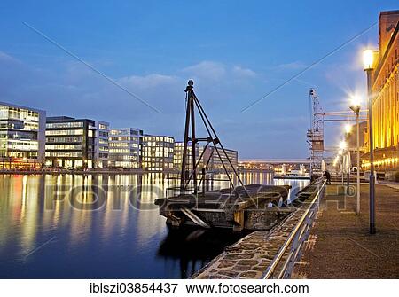 "Office buildings, Innenhafen, Inner Harbour, Duisburg, Ruhr Area, North Rhine-Westphalia, Germany, Europe" View Large Photo Image Stock Photo - "Office buildings, Innenhafen, Inner Harbour, Duisburg, Ruhr Area, North Rhine-Westphalia, Germany, Europe". Fotosearch
