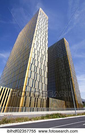 "Office towers of the European Court of Justice, ECJ, European quarter, Kirchberg plateau, Luxembourg City, Europe, PublicGround" View Large Photo Image Stock Photography - "Office towers of the European Court of Justice, ECJ, European quarter, Kirchberg plateau, Luxembourg City, Europe, PublicGround". Fotosearch