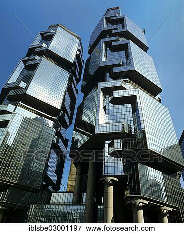 Stock Photo - "Office towers of the Lippo Centre, Central District, Victoria Island, Central District, Hong Kong, Hong Kong Island, Hong kong, China, People's Republic of China, Asia". Fotosearch