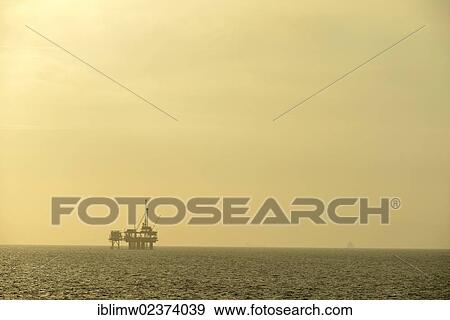 "Offshore oil rig off Huntington Beach, California, United States of America, USA" View Large Photo Image Stock Photo - "Offshore oil rig off Huntington Beach, California, United States of America, USA". Fotosearch
