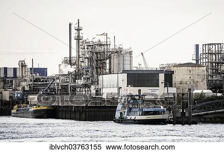 "Oil refinery on the Elbe River, industrial plant, Port of Hamburg, Hamburg, Hamburg, Germany, Europe" View Large Photo Image Stock Photography - "Oil refinery on the Elbe River, industrial plant, Port of Hamburg, Hamburg, Hamburg, Germany, Europe". Fotosearch