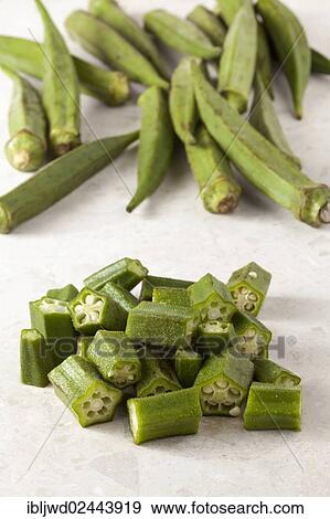 "Okra, Lady's fingers, pods" View Large Photo Image Stock Photo - "Okra, Lady's fingers, pods". Fotosearch