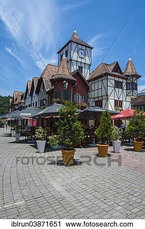 "Oktoberfest area in the German town of Blumenau, Santa Catarina, Brazil, South America" View Large Photo Image Stock Image - "Oktoberfest area in the German town of Blumenau, Santa Catarina, Brazil, South America". Fotosearch