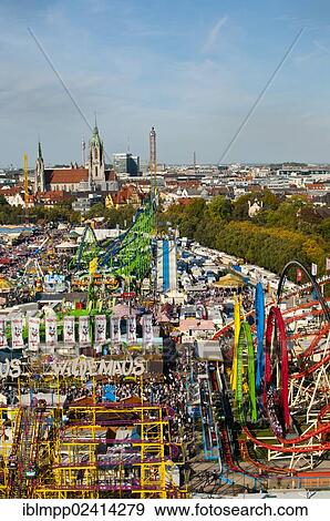 Oktoberfest festival, Munich, Bavaria, Germany, Europe View Large Photo Image Stock Photo - Oktoberfest festival, Munich, Bavaria, Germany, Europe. Fotosearch