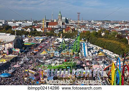 Oktoberfest festival, Munich, Bavaria, Germany, Europe View Large Photo Image Stock Photograph - Oktoberfest festival, Munich, Bavaria, Germany, Europe. Fotosearch