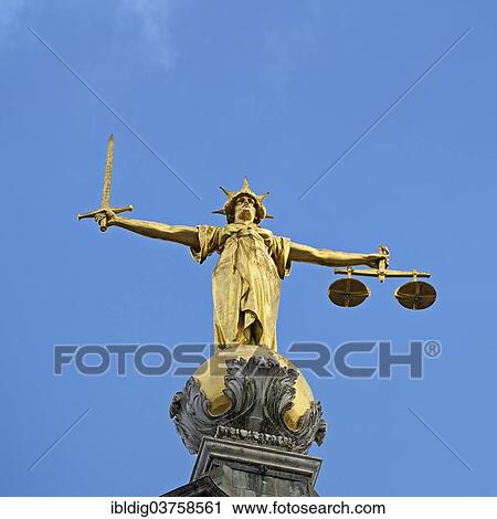 "Old Bailey statue of Lady Justice, Central Criminal Court, London, London region, England, United Kingdom, Europe" View Large Photo Image Stock Image - "Old Bailey statue of Lady Justice, Central Criminal Court, London, London region, England, United Kingdom, Europe". Fotosearch