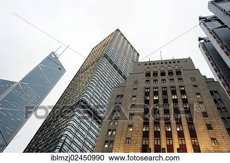"Old Bank of China building situated between modern skyscrapers in Chung Wan, Central District, Hong Kong Island, Hong Kong, China, Asia" View Large Photo Image Stock Image - "Old Bank of China building situated between modern skyscrapers in Chung Wan, Central District, Hong Kong Island, Hong Kong, China, Asia". Fotosearch