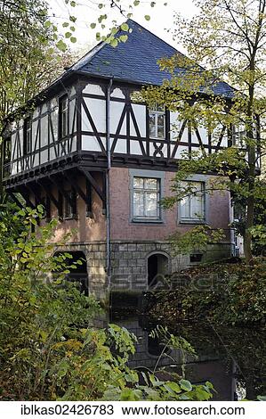 "Old boat house, half-timbered, Schloss Eller castle, Duesseldorf, North Rhine-Westphalia, Germany, Europe" View Large Photo Image Stock Image - "Old boat house, half-timbered, Schloss Eller castle, Duesseldorf, North Rhine-Westphalia, Germany, Europe". Fotosearch