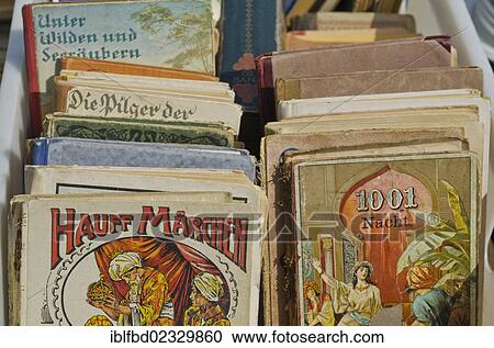 "Old books for sale at the weekly flea market, Dresden, Saxony, Germany, Europe" View Large Photo Image Stock Image - "Old books for sale at the weekly flea market, Dresden, Saxony, Germany, Europe". Fotosearch