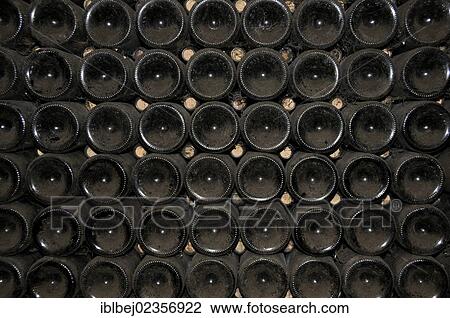 "Old bottles in a wine cellar, Burgundy, France, Europe" View Large Photo Image Stock Image - "Old bottles in a wine cellar, Burgundy, France, Europe". Fotosearch