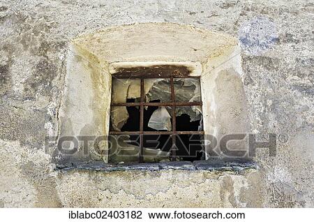 "Old broken window with iron bars, Schaeftlarn Abbey, Schaeftlarn, Bavaria, Germany, Europe" View Large Photo Image Stock Image - "Old broken window with iron bars, Schaeftlarn Abbey, Schaeftlarn, Bavaria, Germany, Europe". Fotosearch