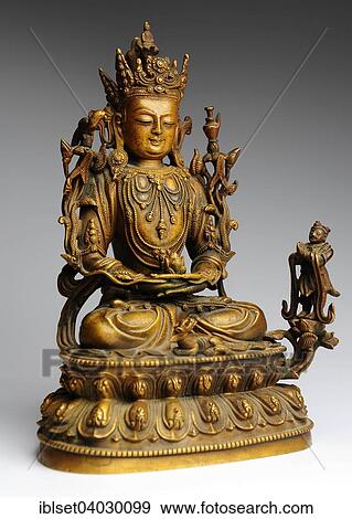 "Old Buddha sculpture, bronze, from China" View Large Photo Image Stock Photo - "Old Buddha sculpture, bronze, from China". Fotosearch
