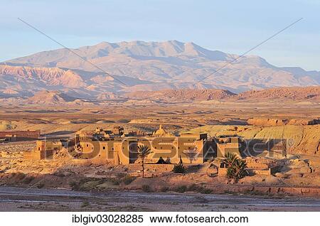 "Old caravanserai, evening mood, High Atlas, bei Ait Ben Haddou, Souss-Massa-Draa region, Morocco, Africa" View Large Photo Image Stock Photography - "Old caravanserai, evening mood, High Atlas, bei Ait Ben Haddou, Souss-Massa-Draa region, Morocco, Africa". Fotosearch