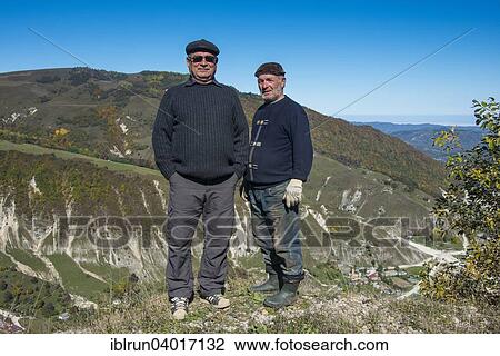 "Old Chechen men at an overlook in the Chechen mountains, Chechnya, Caucasus, Russia, Europe" View Large Photo Image Stock Image - "Old Chechen men at an overlook in the Chechen mountains, Chechnya, Caucasus, Russia, Europe". Fotosearch