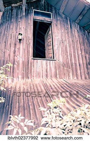 Stock Image - Old dilapidated building. Fotosearch