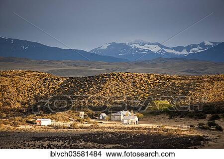 "Old farm in Patagonia, Chile, South America" View Large Photo Image Picture - "Old farm in Patagonia, Chile, South America". Fotosearch