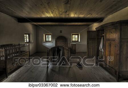 "Old farmhouse bedroom, open-air museum """"Museum Tiroler Bauernhofe"""", Kramsach, Kufstein District, North Tirol, Tirol, Austria, Europe" View Large Photo Image Stock Image - "Old farmhouse bedroom, open-air museum """"Museum Tiroler Bauernhofe"""", Kramsach, Kufstein District, North Tirol, Tirol, Austria, Europe". Fotosearch