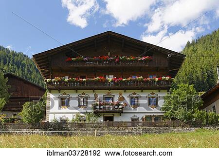 "Old farmhouse with mural paintings, Maria Luggau, Lesachtal, Hermagor District, Carinthia, Austria, Europe" View Large Photo Image Stock Image - "Old farmhouse with mural paintings, Maria Luggau, Lesachtal, Hermagor District, Carinthia, Austria, Europe". Fotosearch