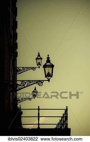 "Old-fashioned street lights on building, Stockholm, Sweden, Europe" View Large Photo Image Stock Image - "Old-fashioned street lights on building, Stockholm, Sweden, Europe". Fotosearch
