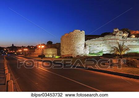 "Old fortress, western gate of the Byzantine city wall, Nessebar, Burgas Province, Bulgaria, Europe" View Large Photo Image Stock Image - "Old fortress, western gate of the Byzantine city wall, Nessebar, Burgas Province, Bulgaria, Europe". Fotosearch