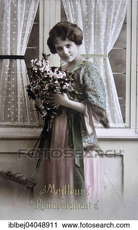 Old French postcard View Large Photo Image Stock Image - Old French postcard. Fotosearch